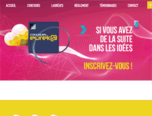 Tablet Screenshot of eureka-ec.fr